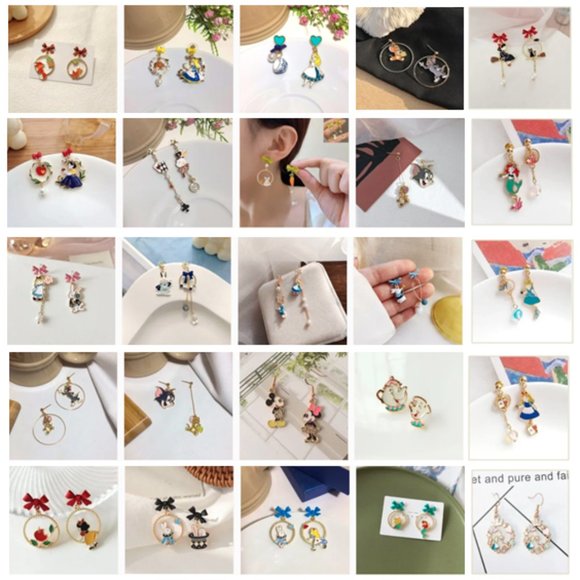 🍏50% OFF/3+...Mickey and Minnie Dangle Earrings. - Picture 7 of 7